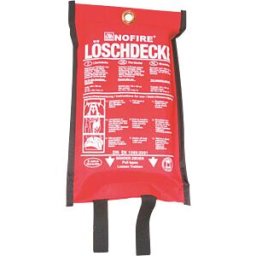 NOFIRE NOF 120X120 P/1C - Fire blanket, 120x120 cm, polybag