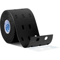CureTape® Punch athletic strapping tape colour Black 5 m
