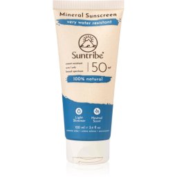 Suntribe Mineral Sunscreen Mineral Protection Face and Body Cream SPF 50 100 ml