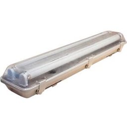 OPTONICA OPT 6741 - LED-Tube-Fixture, 48 W, 3600 lm, 6000 K, 158.5 cm, IP65, 2 flame