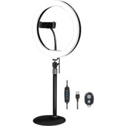 LOGILINK AA0152 - Camera, ring light, stand, remote trigger