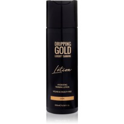 Dripping Gold Luxury Tanning Lotion Moisturizing Tanning Lotion for a deep tan shade Dark 200 ml