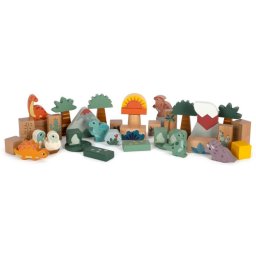 Small foot Wooden Building Blocks Dino activity toy wooden 12 m+ 34 pc