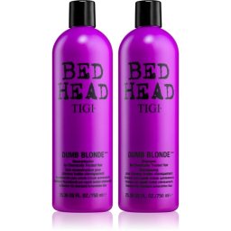 TIGI Bed Head Dumb Blonde Economy Pack for colour-treated hair W