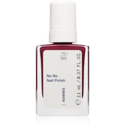Korres No No Nail Polish Nourishing Nail Varnish shade 59 Burgundy Red 11 ml