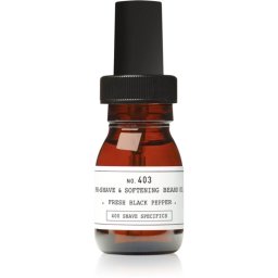 DEPOT 400 SHAVE SPECIFICS NO. 403 PRE-SHAVE & SOFTENING BREAD OIL Pre-Shave Oil Fresh Black Pepper 30 ml
