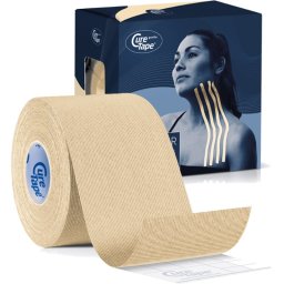 CureTape® Gentle athletic strapping tape for sensitive skin colour Beige 5 m