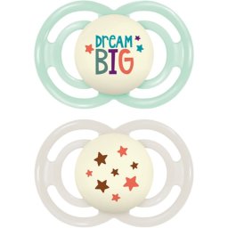 MAM Perfect Night 16+ months dummy Mint/ Grey 2 pc