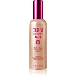 Coco & Eve Sunny Honey Highlighter Body SPF50 Protective Serum with brightening effect SPF 50 150 ml