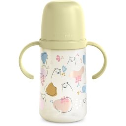 Suavinex Bear kids’ bottle with handles Green 270 ml