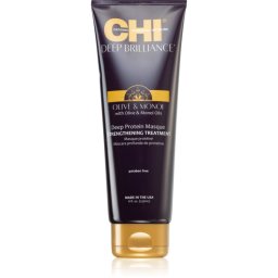 CHI Brilliance Strengthening Treatment Reinforcing Mask for Weakened, Damaged Hair and Frayed Ends with olive oil 237 ml