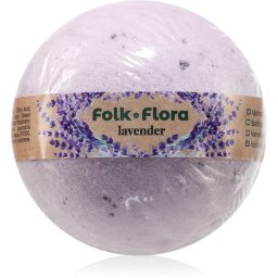Folk & Flora Lavender Bath Bomb with soothing effect 130 g