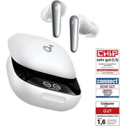 SOUNDCORE S-CORE A3954G21 - Headphones, In-Ear, Bluetooth, Liberty 4 Pro, white