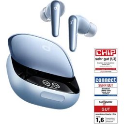 SOUNDCORE S-CORE A3954GG1 - Headphones, In-Ear, Bluetooth, Liberty 4 Pro, light blue