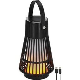 BRENNENSTUHL BRE 1173740011 - FL 1 LED rechargeable outdoor lamp, flame effect, 30 lm