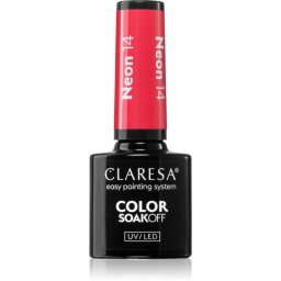 Claresa SoakOff UV/LED Color Neon Gel Nail Polish shade NEON 14 5 g