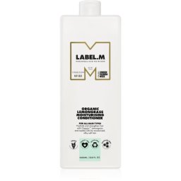 label.m Organic Lemongrass Moisturising Conditioner deeply hydrating conditioner with lemon and lemongrass 1000 ml
