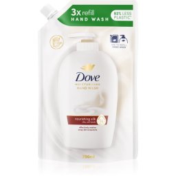Dove Nourishing Silk Liquid Soap refill 750 ml