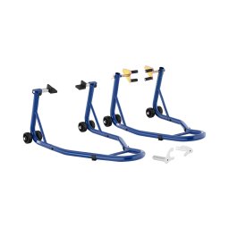 Motorcycle Wheel Stand - 2 pcs. - for front and rear wheels - fork mount