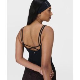 Sweaty Betty Ultimate Studio Yoga Strappy Vest, Black, Women's S