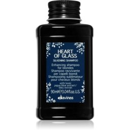 Davines Heart of Glass Silkening Shampoo Gentle Cleansing Shampoo for blonde hair 90 ml