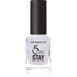 Dermacol 5 Day Stay Longlasting Nail Polish shade 59 Mermaid White 11 ml