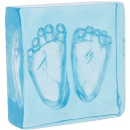 Dooky Crystal Memories DeLuxe 3D Frame Handprint & Footprint baby imprint kit 1 pc