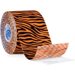 CureTape® Art athletic strapping tape colour Tiger Orange&Black 5 m