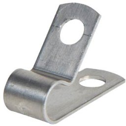 PB-ELEKTRO KAB-SCHELLE AL-4 - Cable clamp, aluminium, ø 6.4 mm