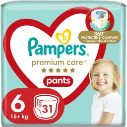 Pampers Premium Care Pants Size 6 disposable nappy pants 13 - 19 kg 31 pc