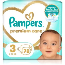 Pampers Premium Care Size 3 disposable nappies 6-10 kg 78 pc