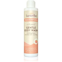 Suntribe Gentle Body Wash Silky Shower Gel with peach extract 200 ml