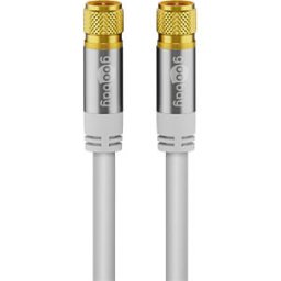GOOBAY 70600 - Antenna connection cable (F) (135 dB type) 4x shielded, 2.0 m.