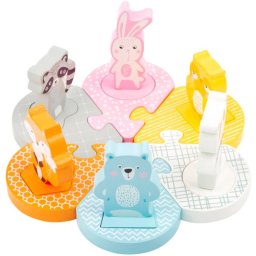 Small foot Wooden Animal Puzzle activity puzzle toy wooden 2y+ 12 pc