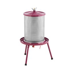Wine Press - stainless steel/iron - 40 l - 3 bar - incl. 5 muslin cloths -Wiesenfield