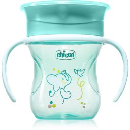 Chicco 360 Perfect X 12m+ training cup with handles Teal 200 ml