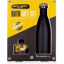 Accentra Bath Body Toolkit Bath Gift Set Shower Gel 140 ml + Thermobottle