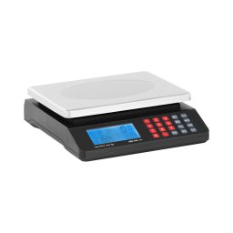 Electronic Scale - 30 kg / 1 g - 21.5 x 17.5 cm - dual LCD