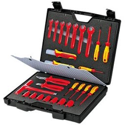 KNIPEX KN 98 99 12 - Tool kit, VDE, electrician's tool case, 26 pieces