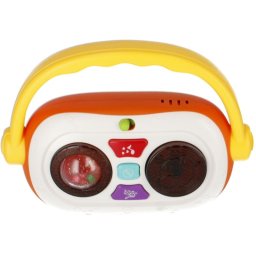 Bam-Bam Music Toy Silicone Bamboo Puzzle activity toy with melody 18m+ Radio 1 pc