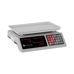 Electronic Scale - 40 kg / 2 g - 33.7 x 23.1 cm - 6 LED