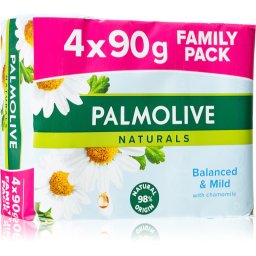 Palmolive Naturals Chamomile Bar Soap with chamomile 4x90 g