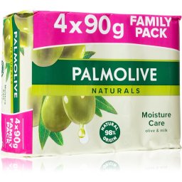 Palmolive Naturals Milk & Olive Bar Soap 4x90 g