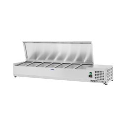 Countertop Refrigerated Display Case - 150 x 33 cm - 7 GN 1/4 Containers