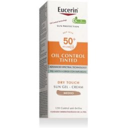Eucerin Sun Protection Oil Control Tinted Sun Gel-Cream SPF 50+ 50 ml shade Light