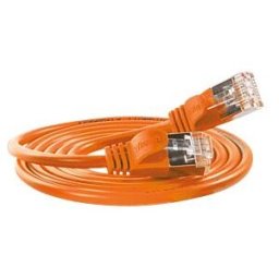 SLIM SL6 015 OR - Cat.6 SLIM light cable, U/FTP, 0,15 m, orange