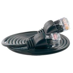 SLIM UL6 015 SW - Cat.6 SLIM light cable, U/UTP, 0,15 m,black