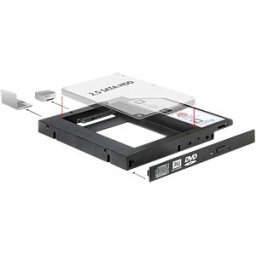 DELOCK 61993 - Mounting frame for SATA HDD/SSD in 5.25"", slim