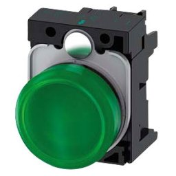 SIEMENS ACT 6AA40-1AA0 - Indicator light, 230 V AC, green