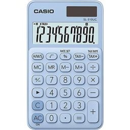 SL310UC-LB - Casio desk calculator, solar, light blue